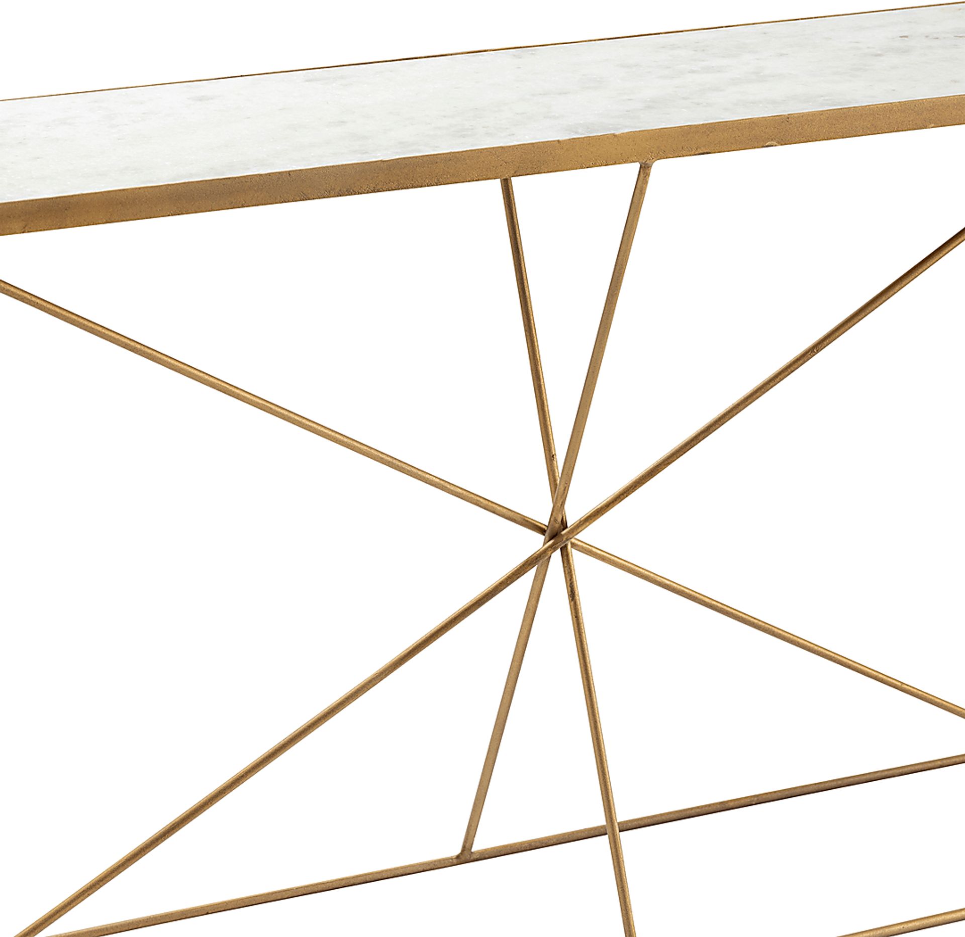 Cristara White Sofa Table - Image 3