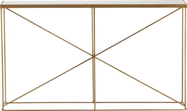 Cristara White Sofa Table - Thumbnail - Image 1