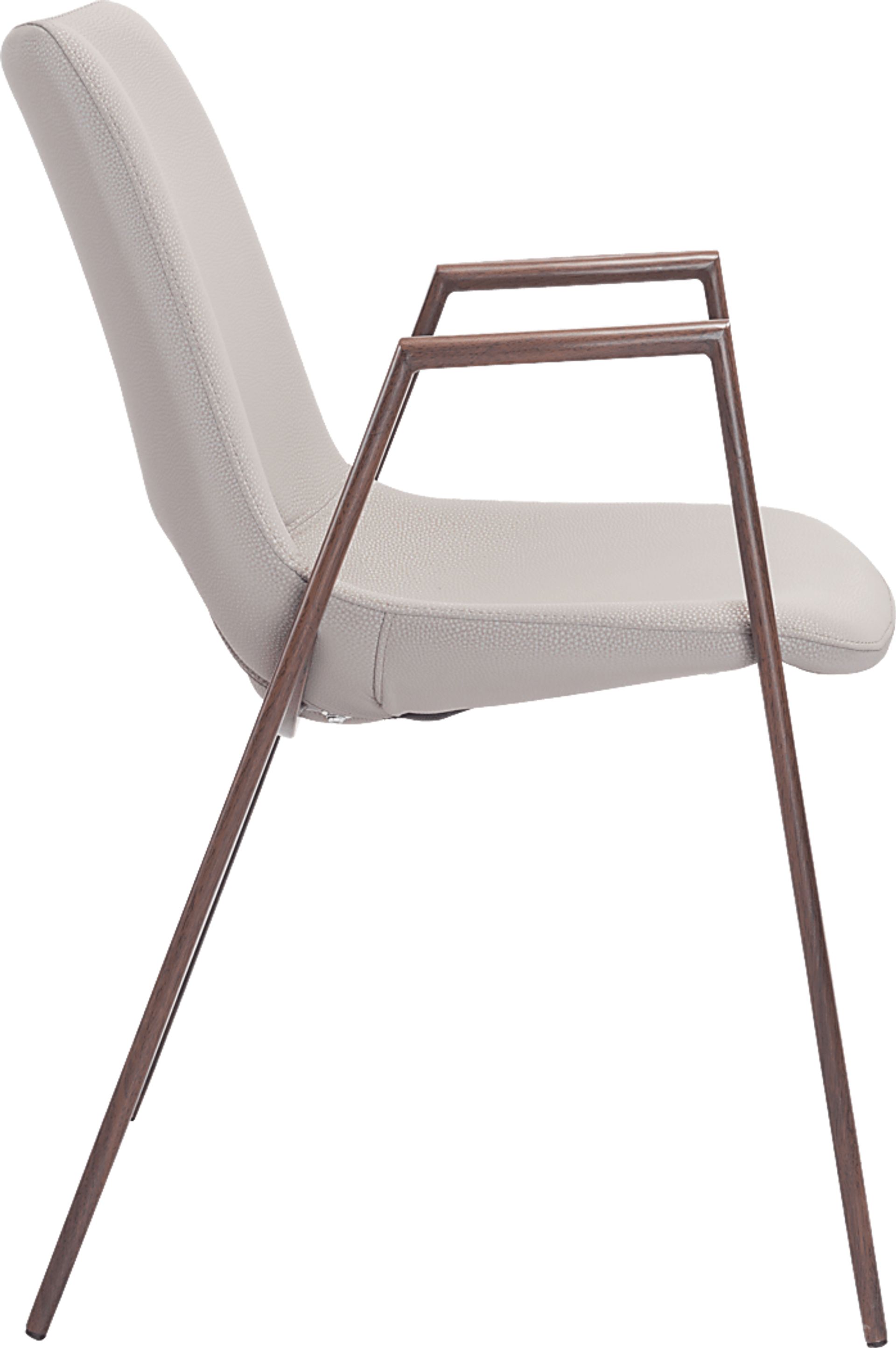 Cristway Beige Side Chair, Set of 2 - Image 3