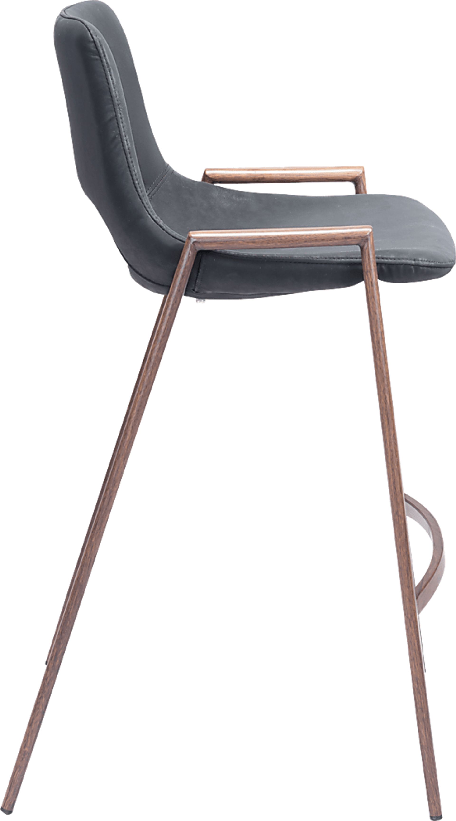 Cristway Black Counter Stool, Set of 2 - Image 3