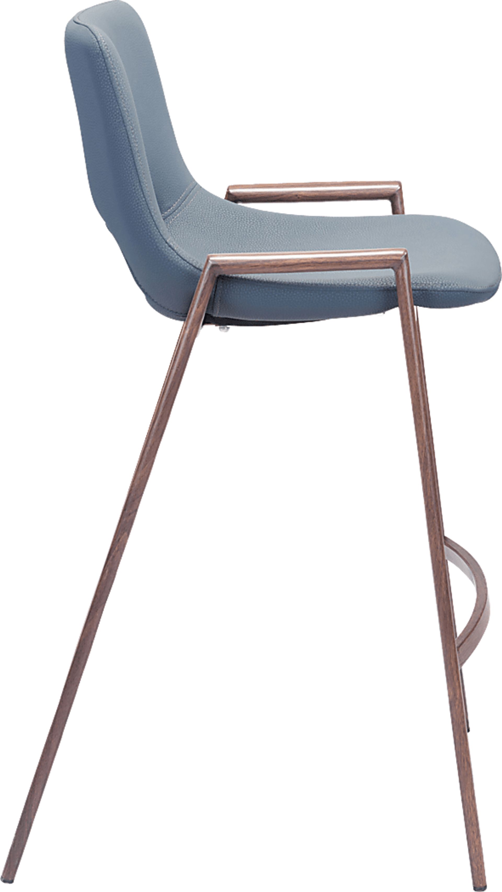 Cristway Gray Counter Stool, Set of 2 - Image 3