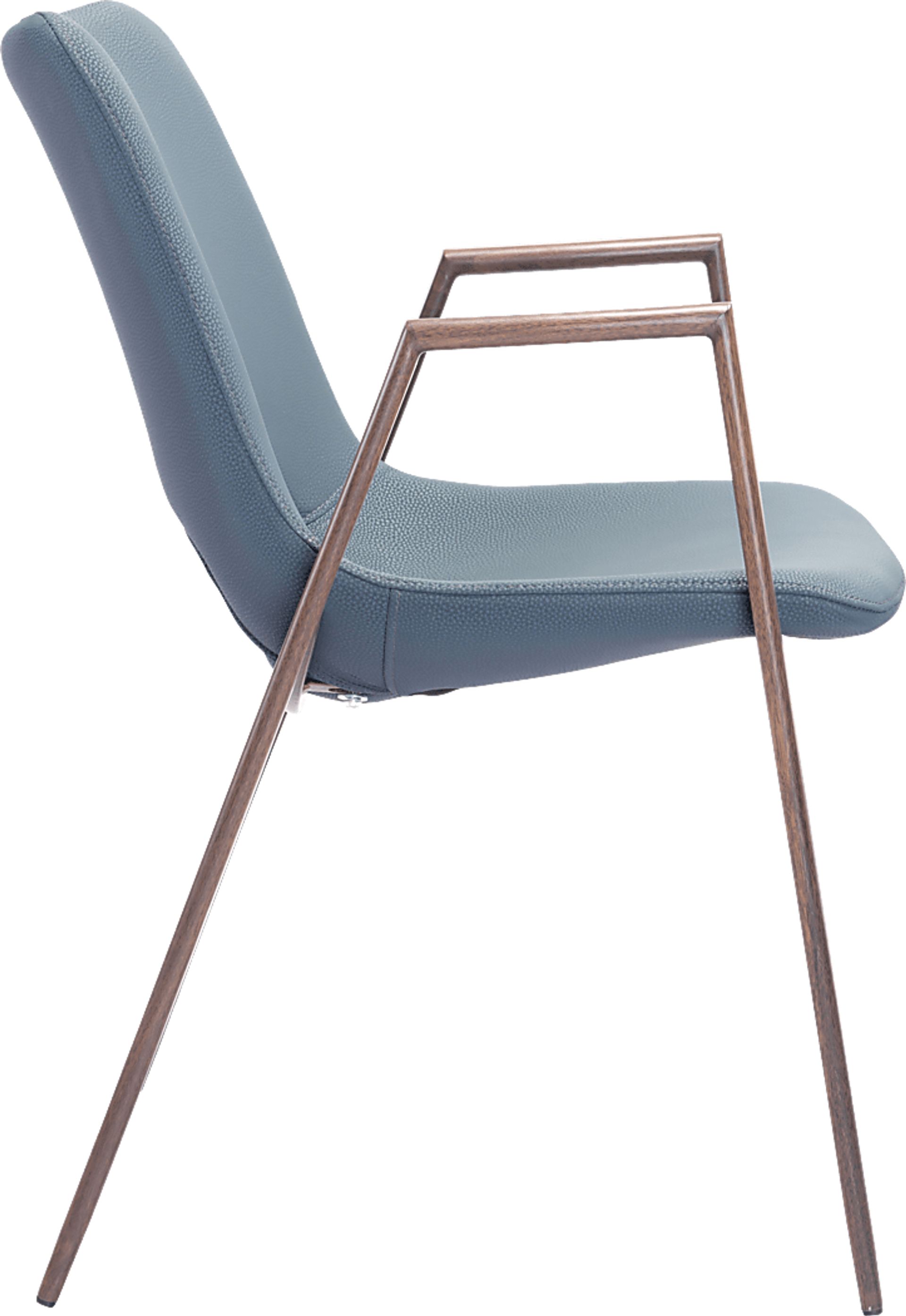 Cristway Gray Side Chair, Set of 2 - Image 3