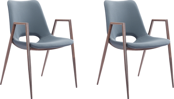 Cristway Gray Side Chair, Set of 2