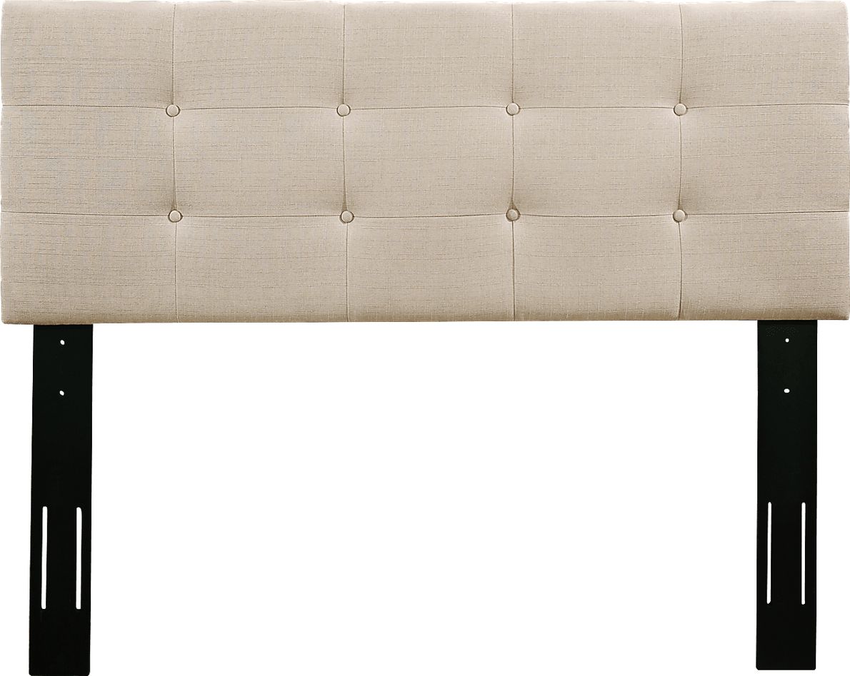 Criswell Beige King Upholstered Headboard