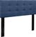 Criswell Blue Full/Queen Upholstered Headboard
