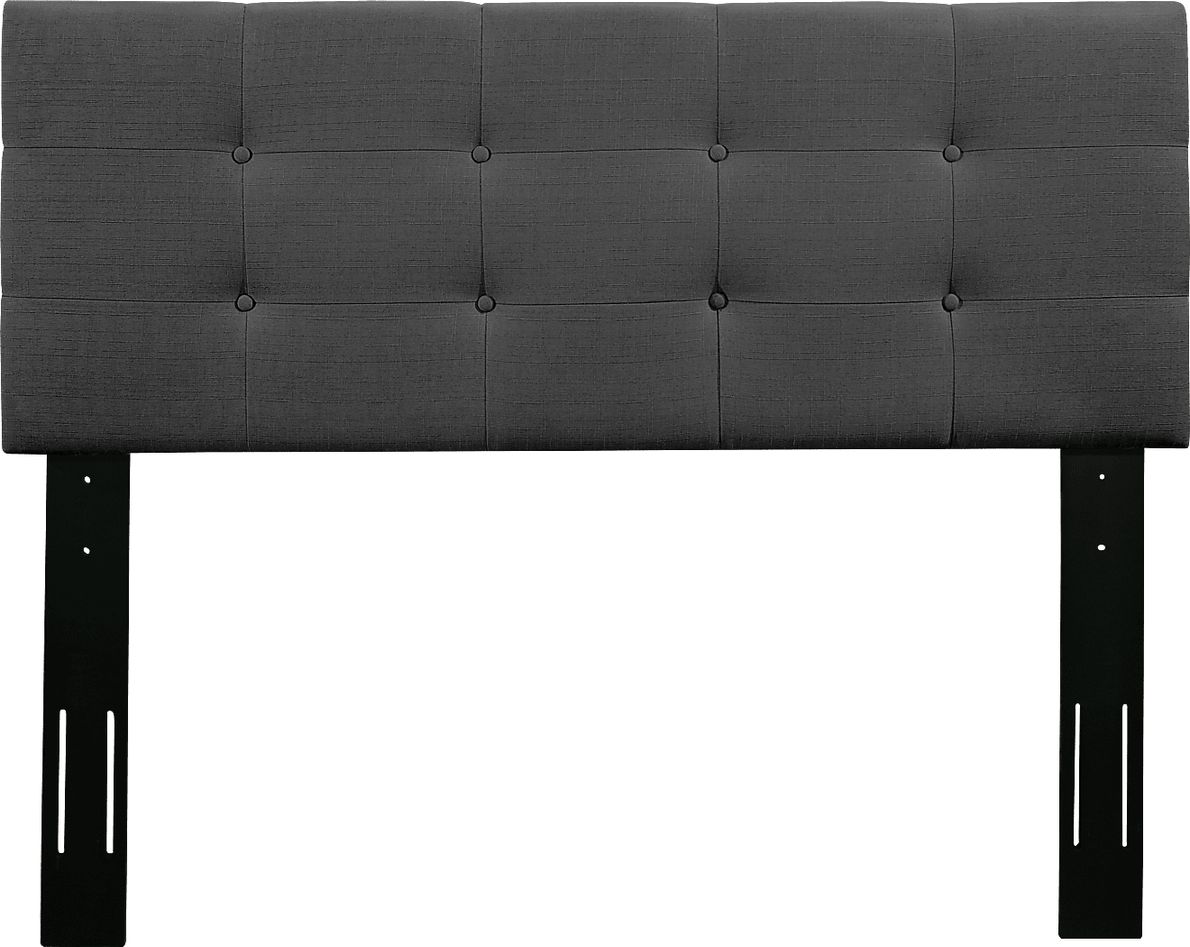 Criswell Dark Gray King Upholstered Headboard