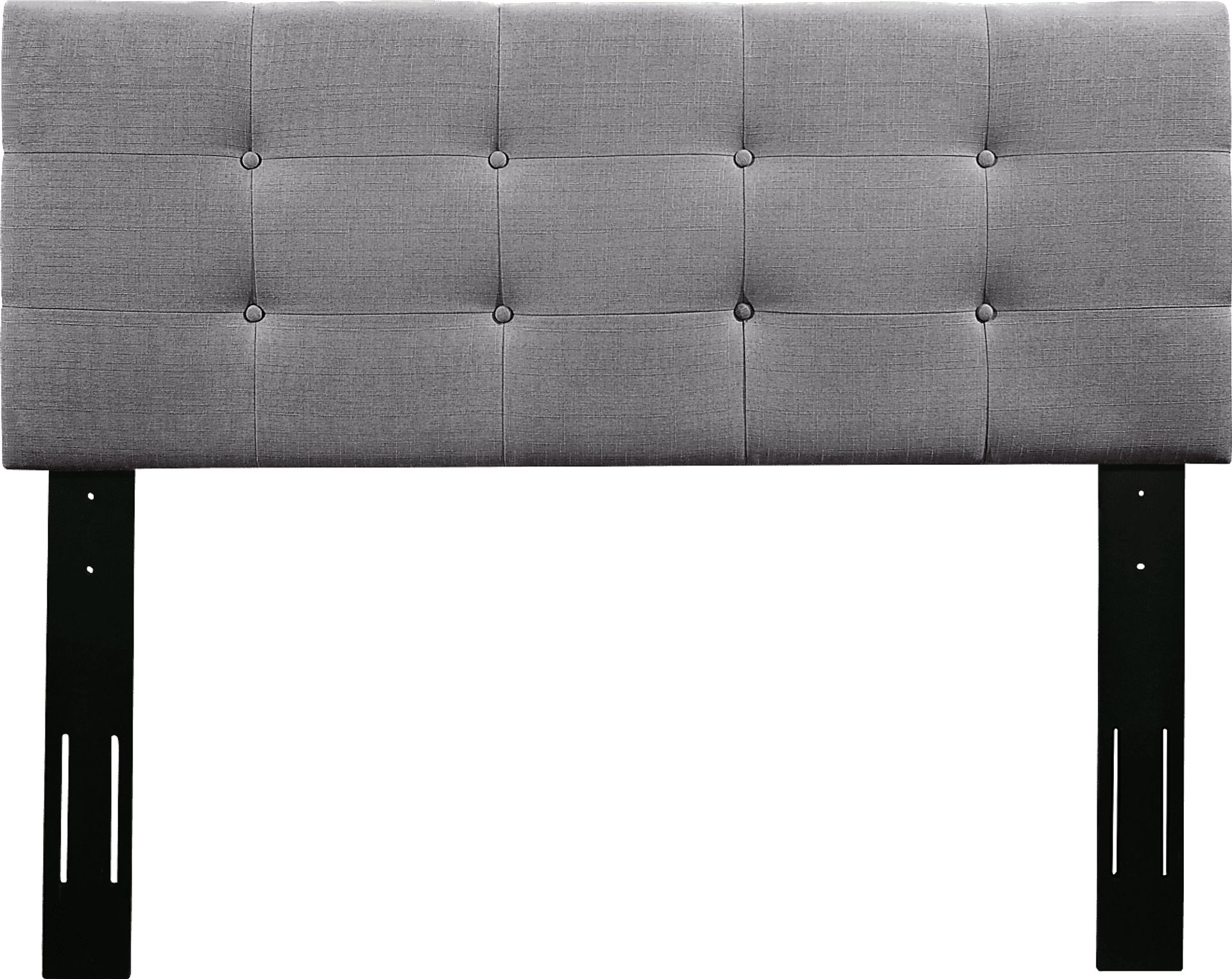 Criswell Gray King Upholstered Headboard - Image 1