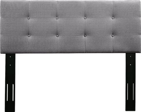 Criswell Gray Twin Upholstered Headboard