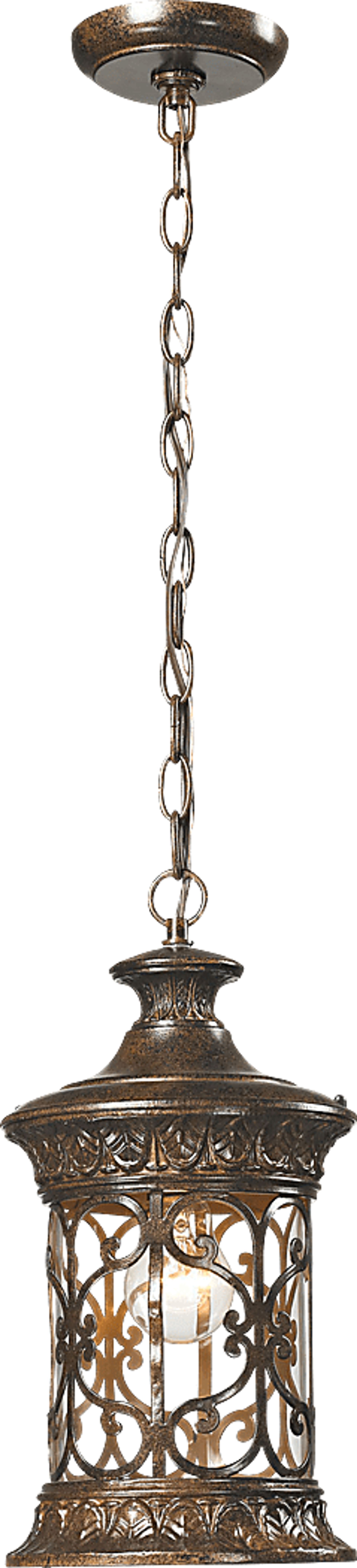 Crofton Brown Outdoor Chandelier - Image 1