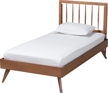 Croftwood Brown Twin Bed