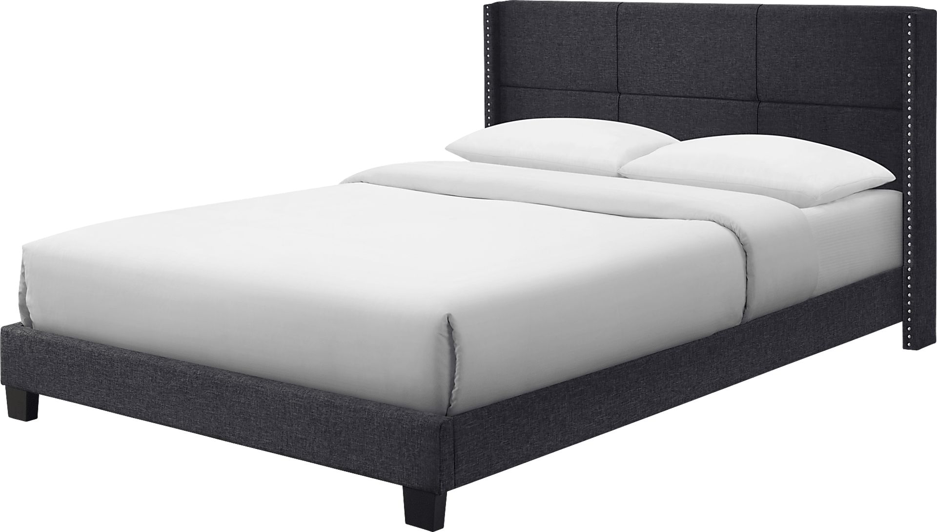 Cromwell Black King Platform Bed - Image 1