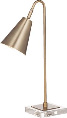 Crooked Point Brass Lamp