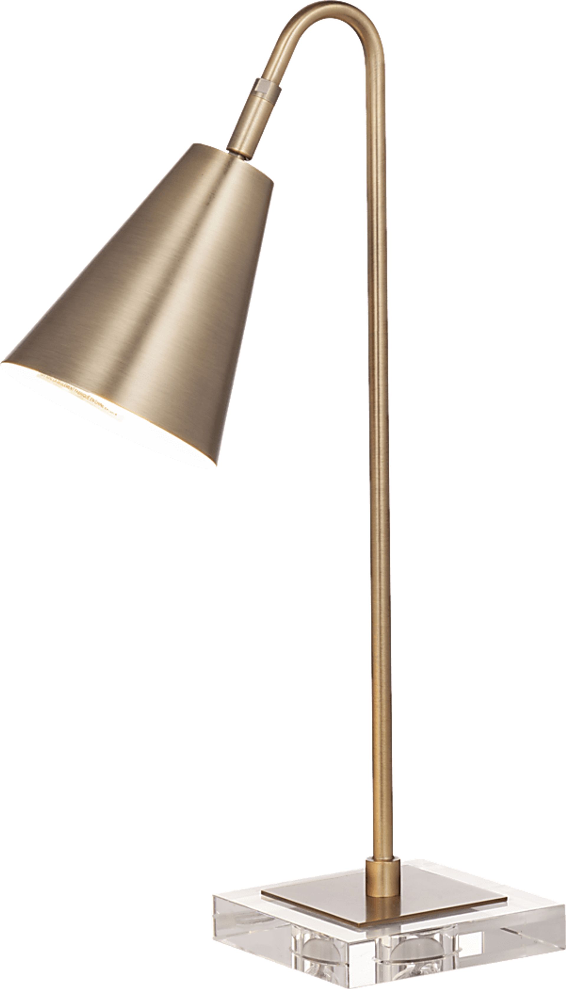 Crooked Point Brass Lamp - Image 1