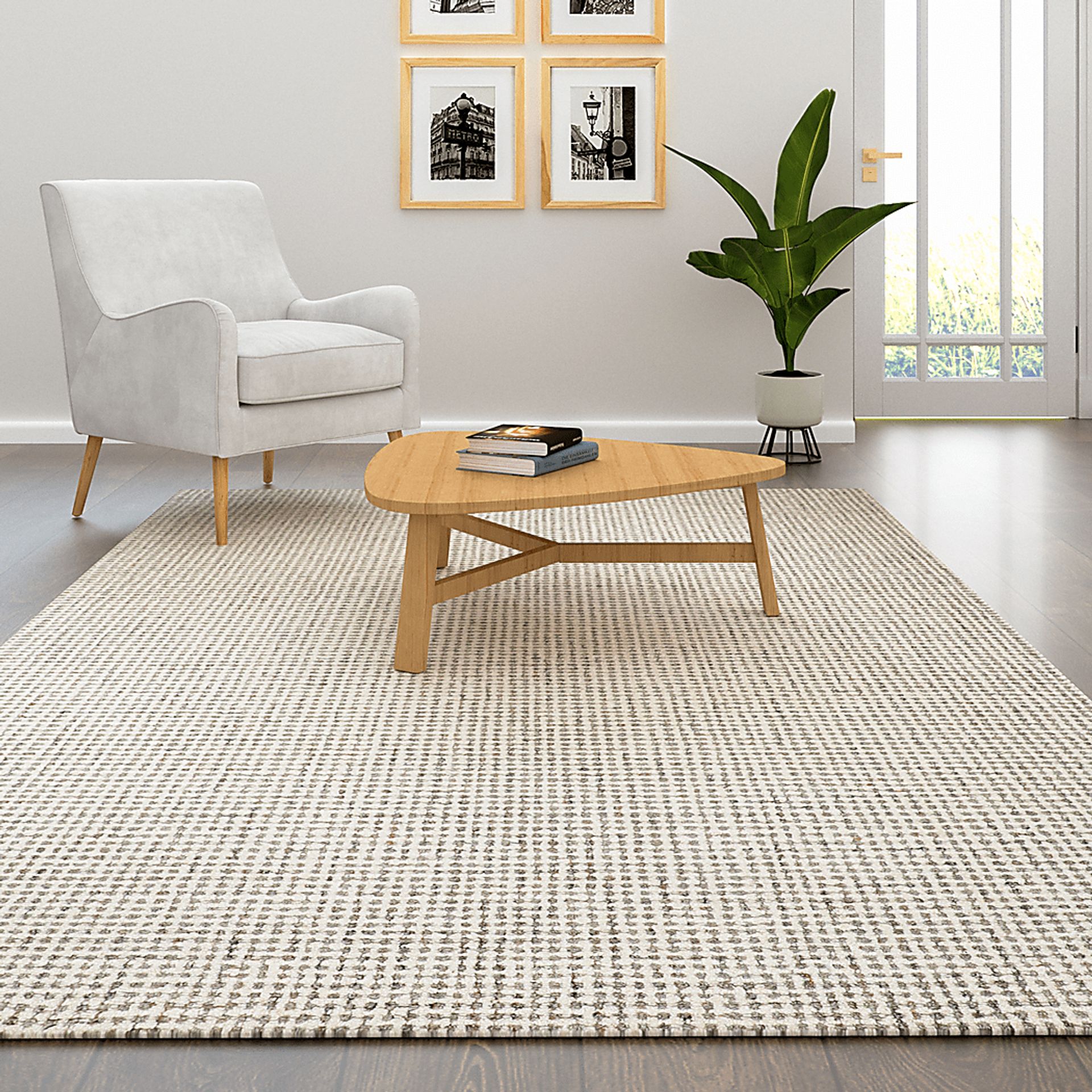 Croor Gray 5' x 7'9 Rug - Image 2