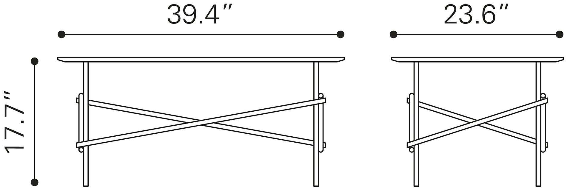 Croshaw Dark Brown Cocktail Table - Image 7