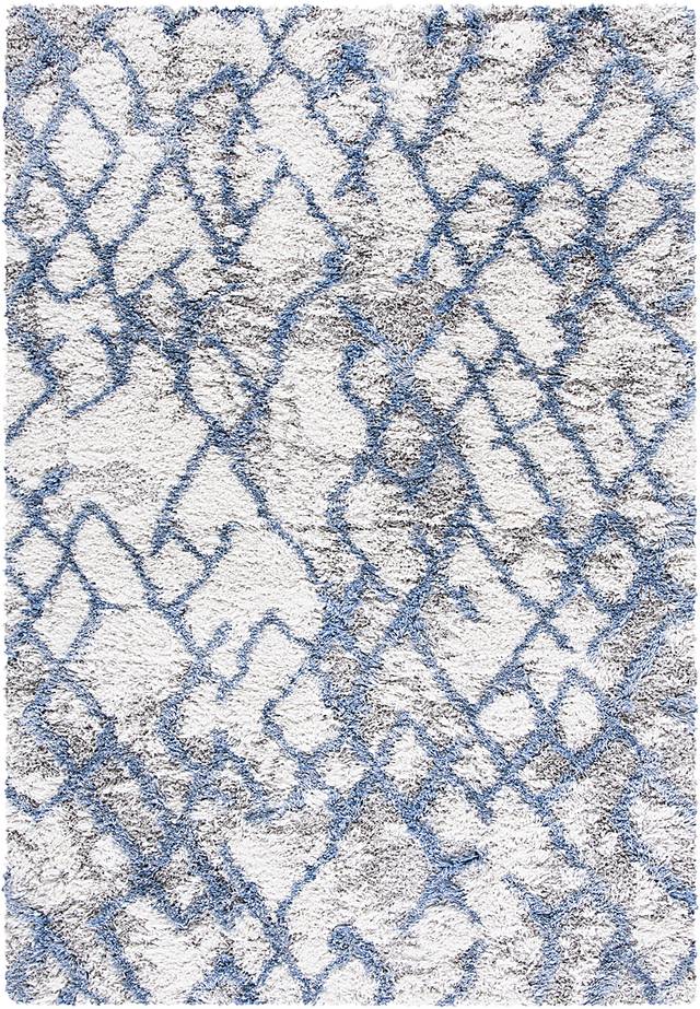 Crossed Paths Blue 8' x 10' Rug - Thumbnail - Image 1