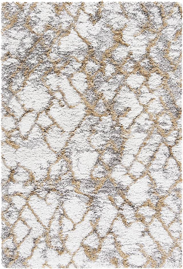 Crossed Paths Gold 5'3 x 7'7 Rug - Thumbnail - Image 1