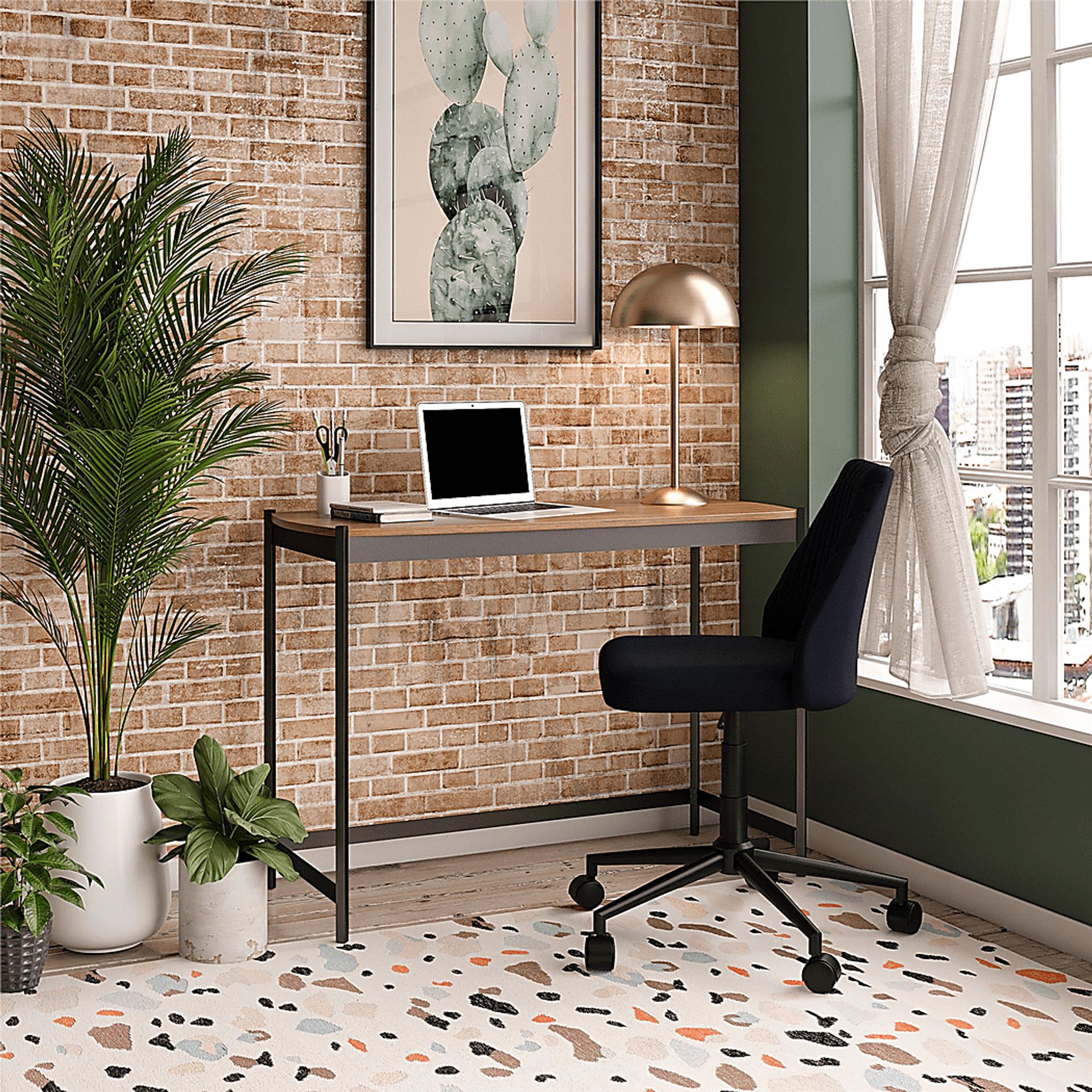 Crossett Gray Desk - Image 2
