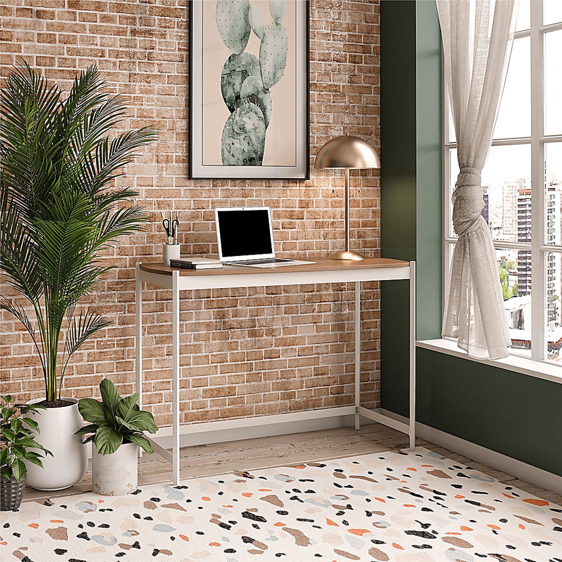 Crossett White Desk - Image 3