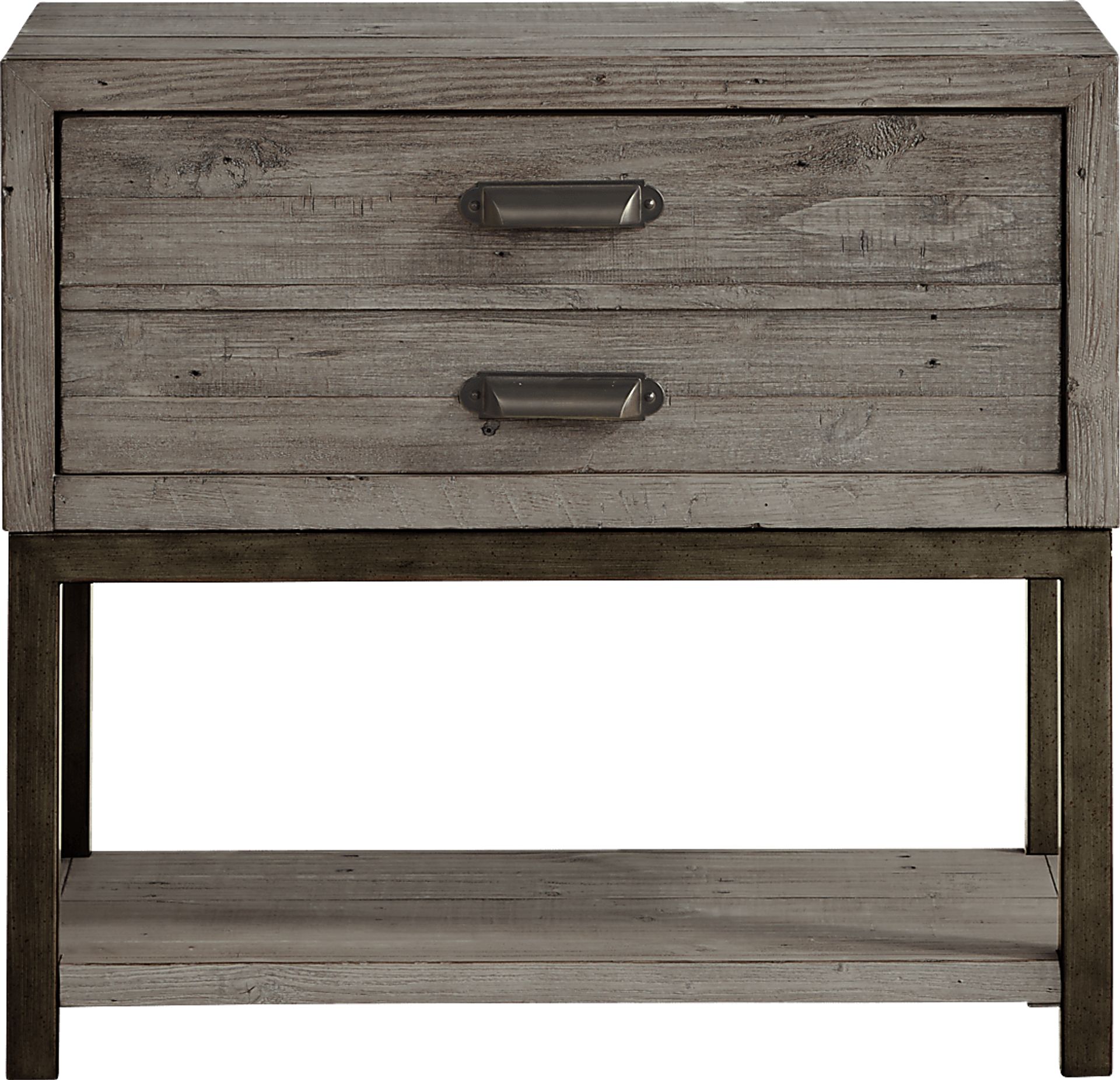Crossgate Gray 1 Drawer Nightstand - Image 1