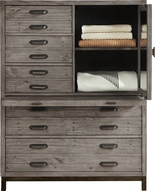 Crossgate Gray Door Chest - Thumbnail - Image 2