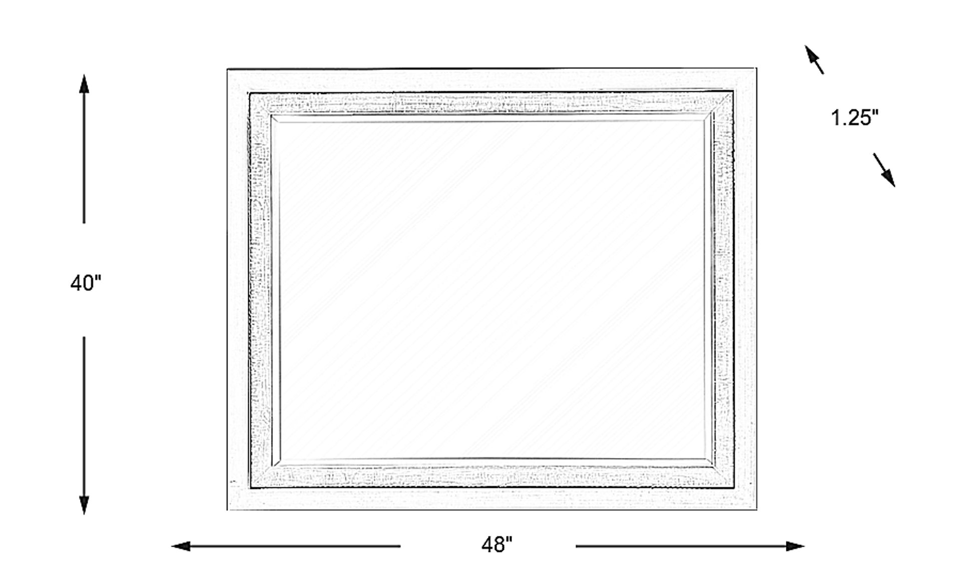 Dimension Image. Please refer to the Dimension Tab on this page for dimension details.