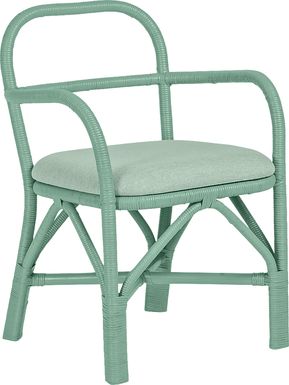 Crosskeys Green Arm Chair