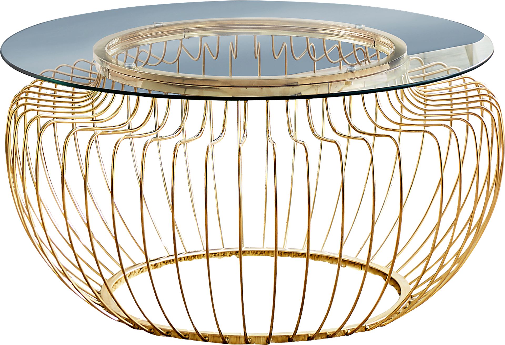 Crossprairie Gold Cocktail Table - Image 2