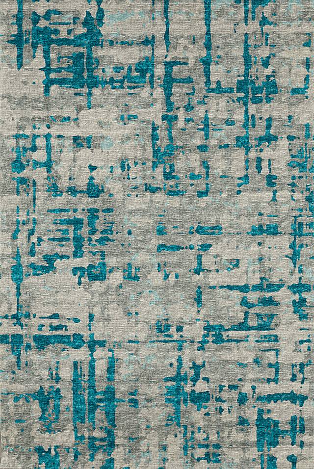 Crossroads Teal 8' x 10' Rug - Thumbnail - Image 1