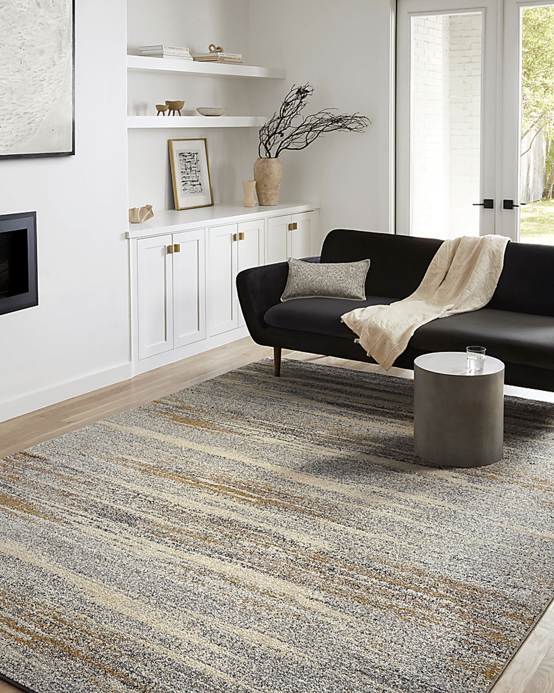 Crossrose Gray 7'10 x 10' Rug - Image 2