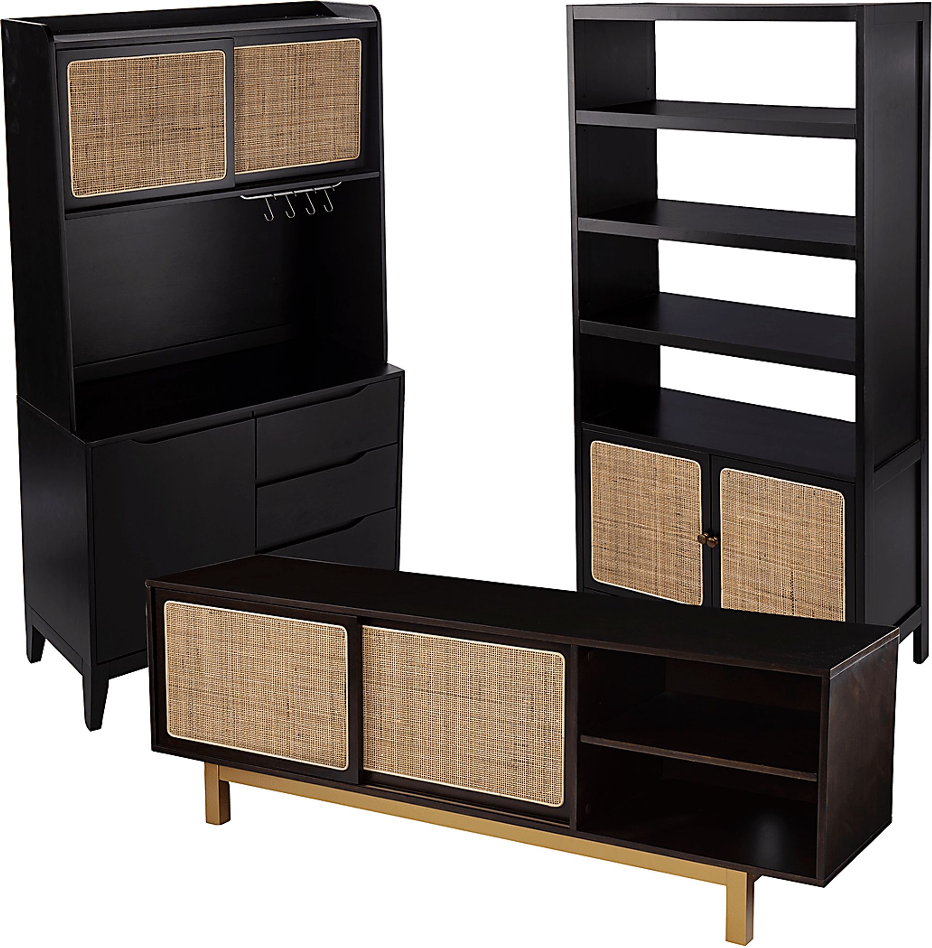 Crosstimbers Brown 63 in. Console - Image 11