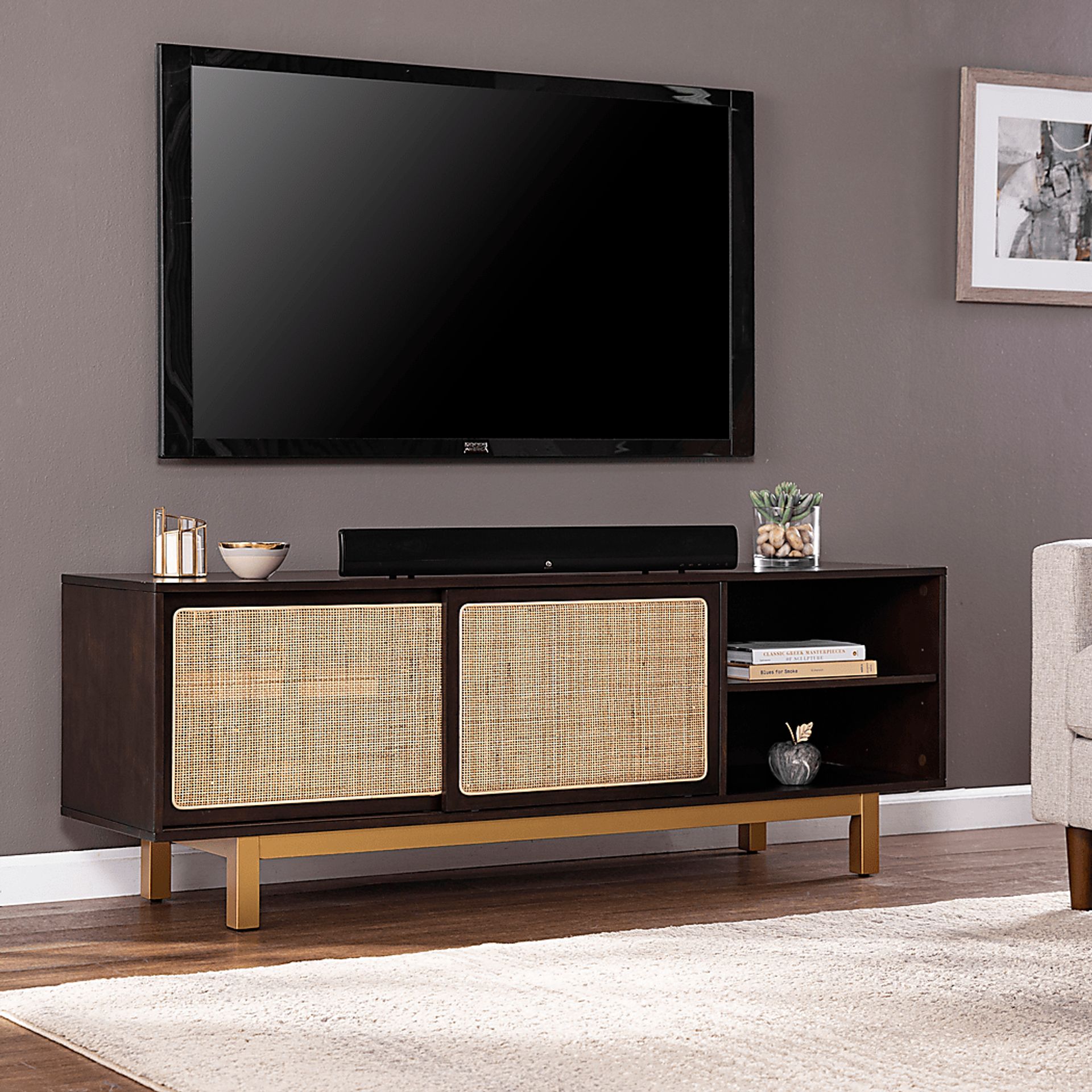 Crosstimbers Brown 63 in. Console - Image 7