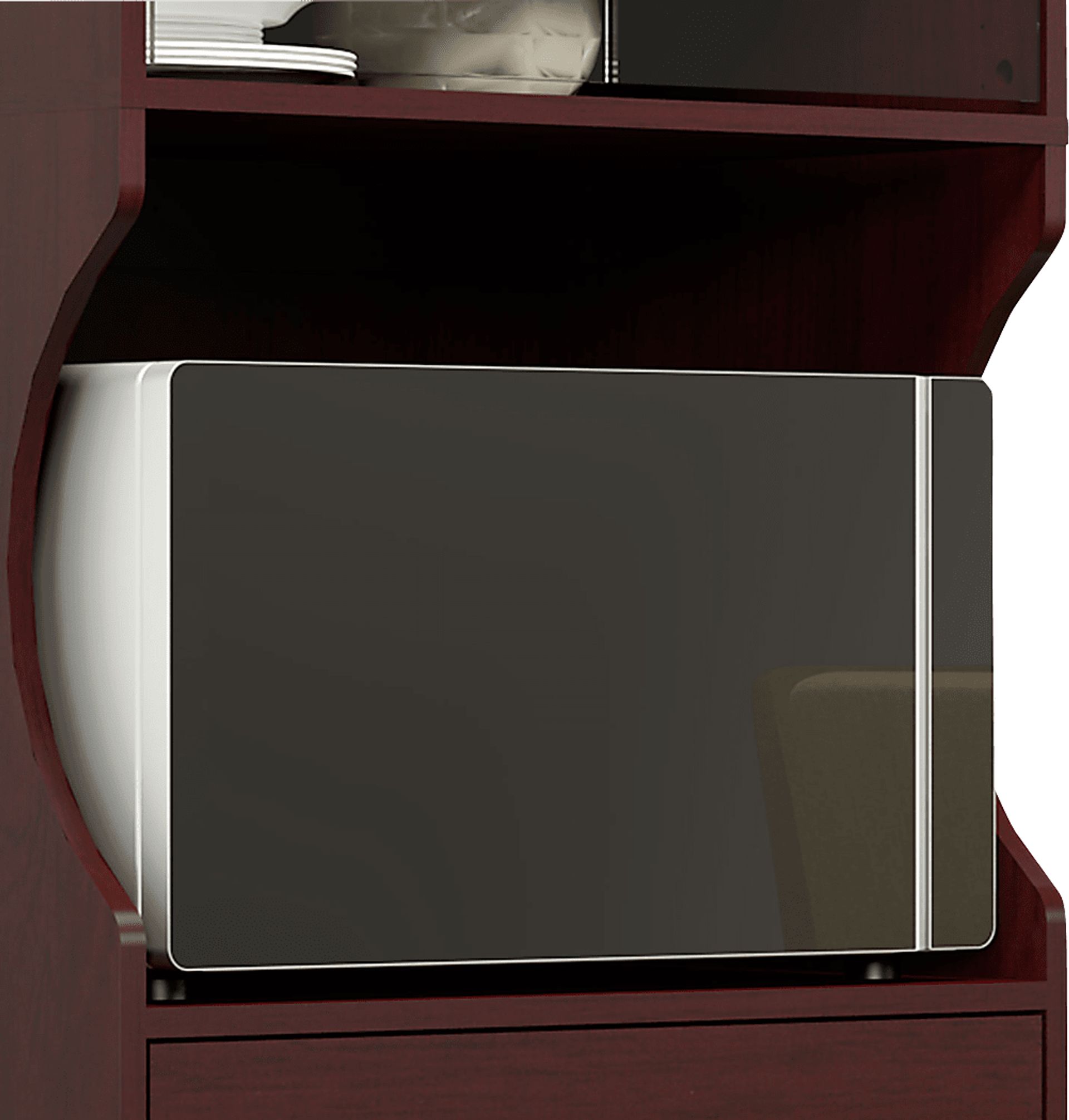 Crosswind Brown China Cabinet - Image 4