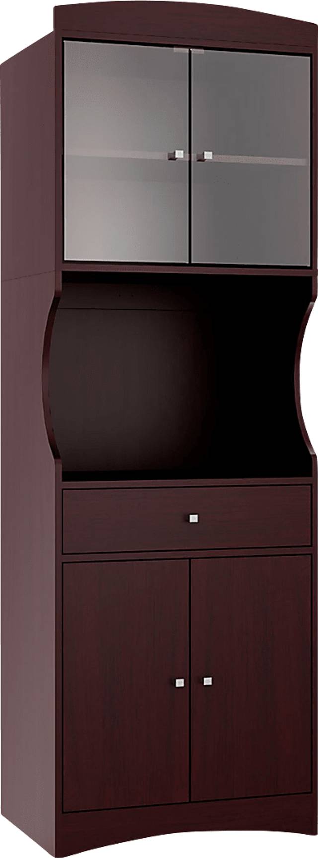 Crosswind Brown China Cabinet - Thumbnail - Image 1