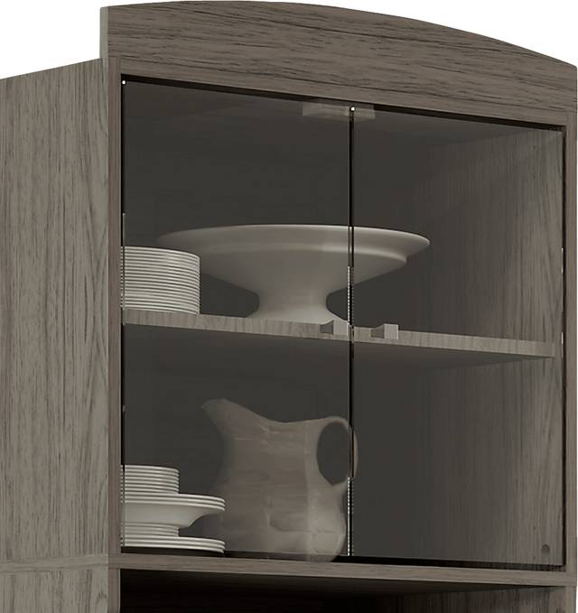 Crosswind Gray China Cabinet - Thumbnail - Image 3