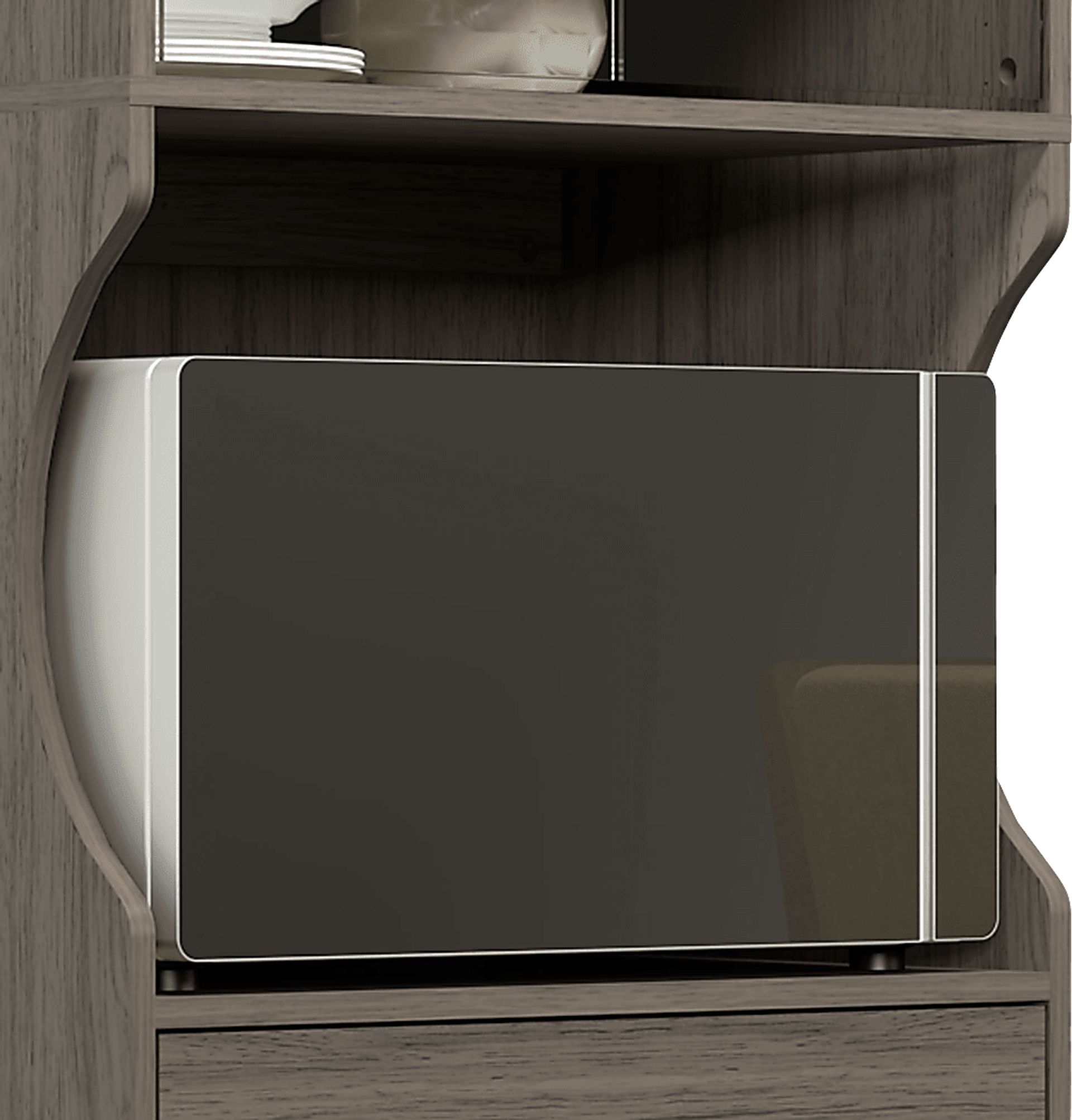 Crosswind Gray China Cabinet - Image 5