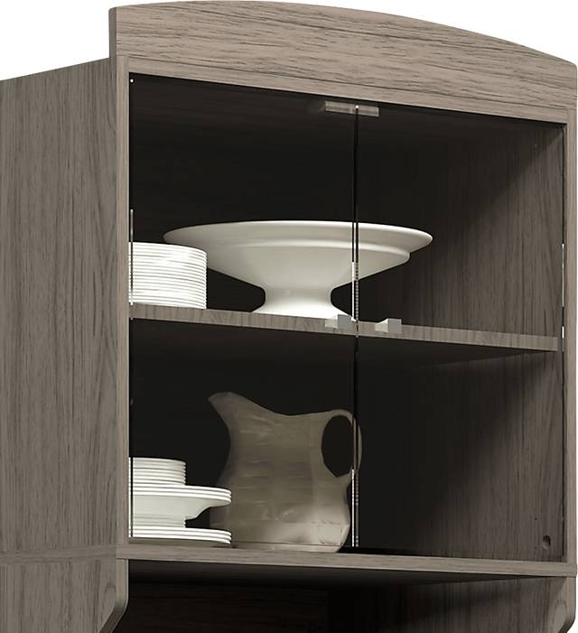 Crosswind Gray China Cabinet - Thumbnail - Image 6