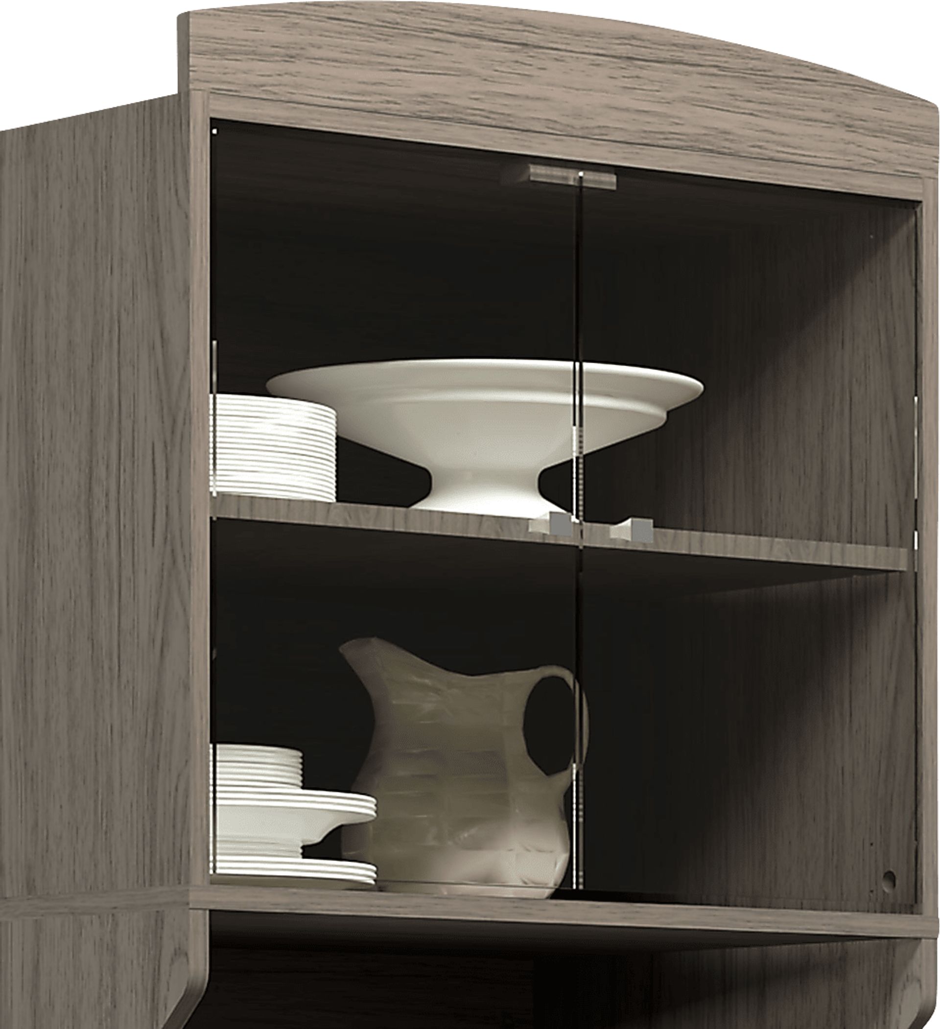 Crosswind Gray China Cabinet - Image 6