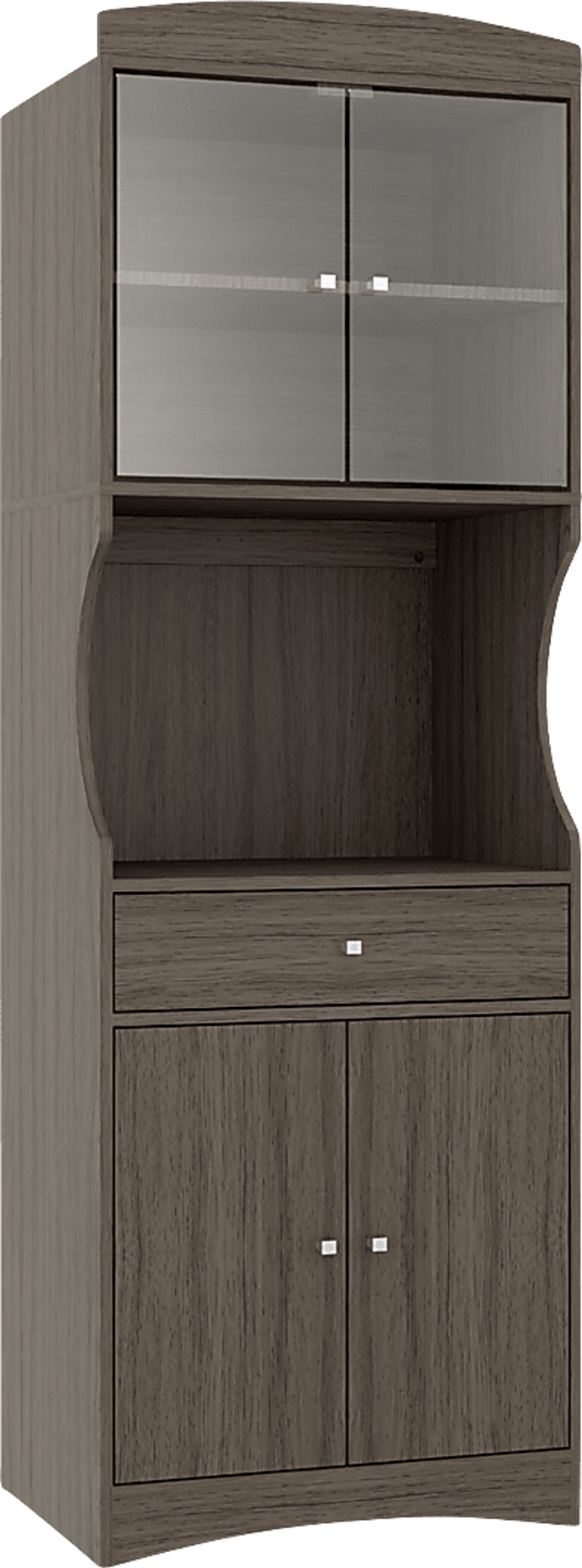 Crosswind Gray China Cabinet - Image 1