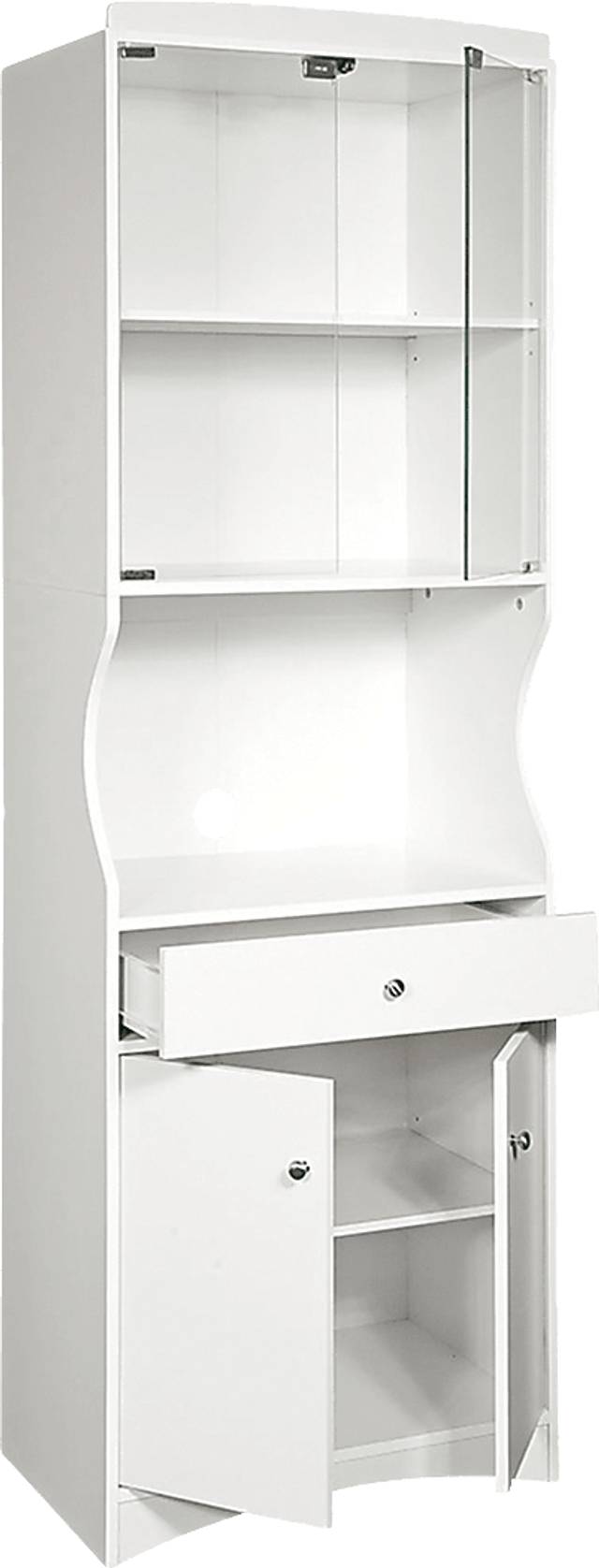 Crosswind White China Cabinet - Thumbnail - Image 3