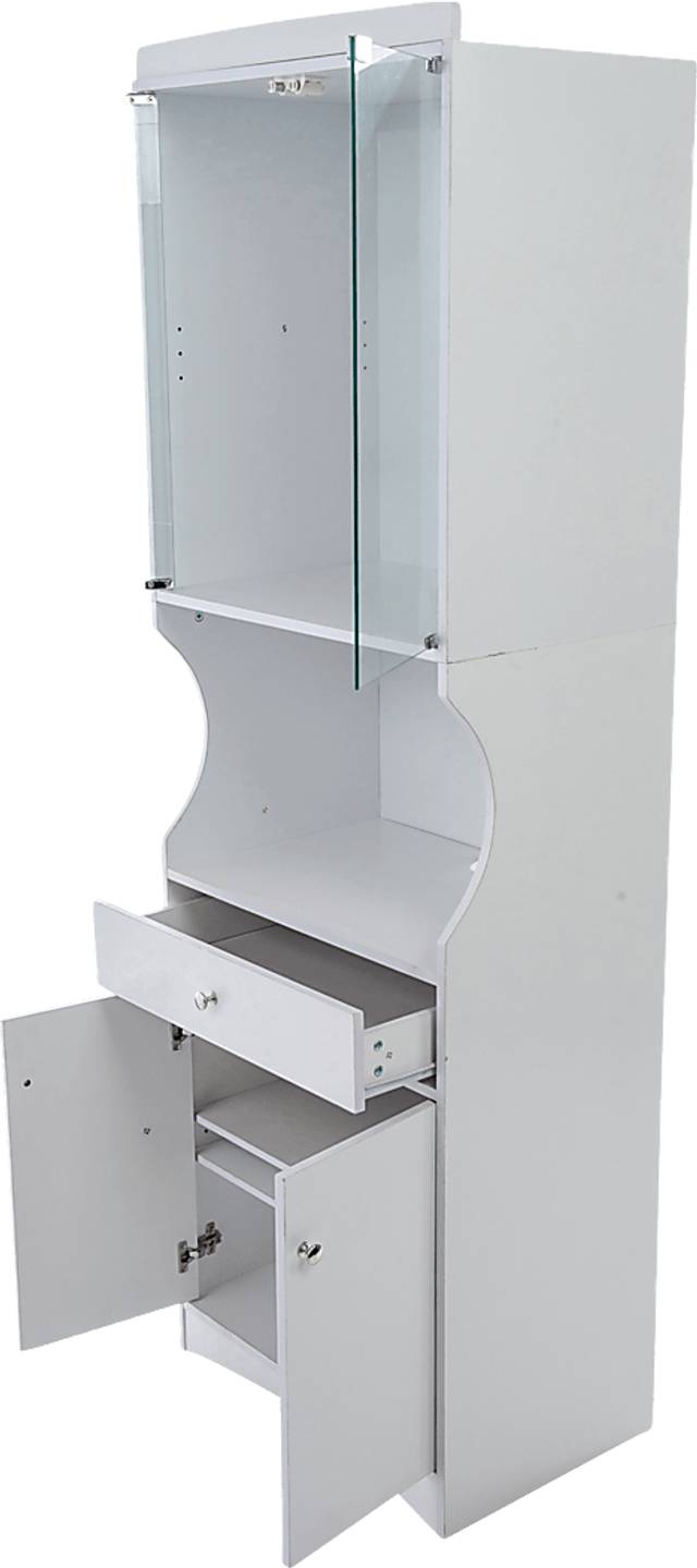 Crosswind White China Cabinet - Thumbnail - Image 5