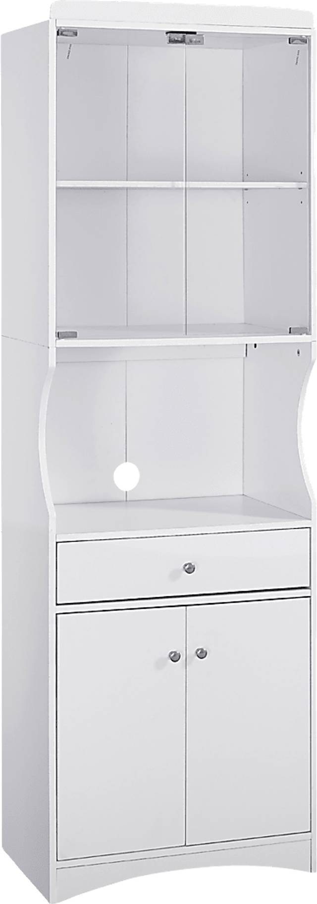 Crosswind White China Cabinet - Thumbnail - Image 1
