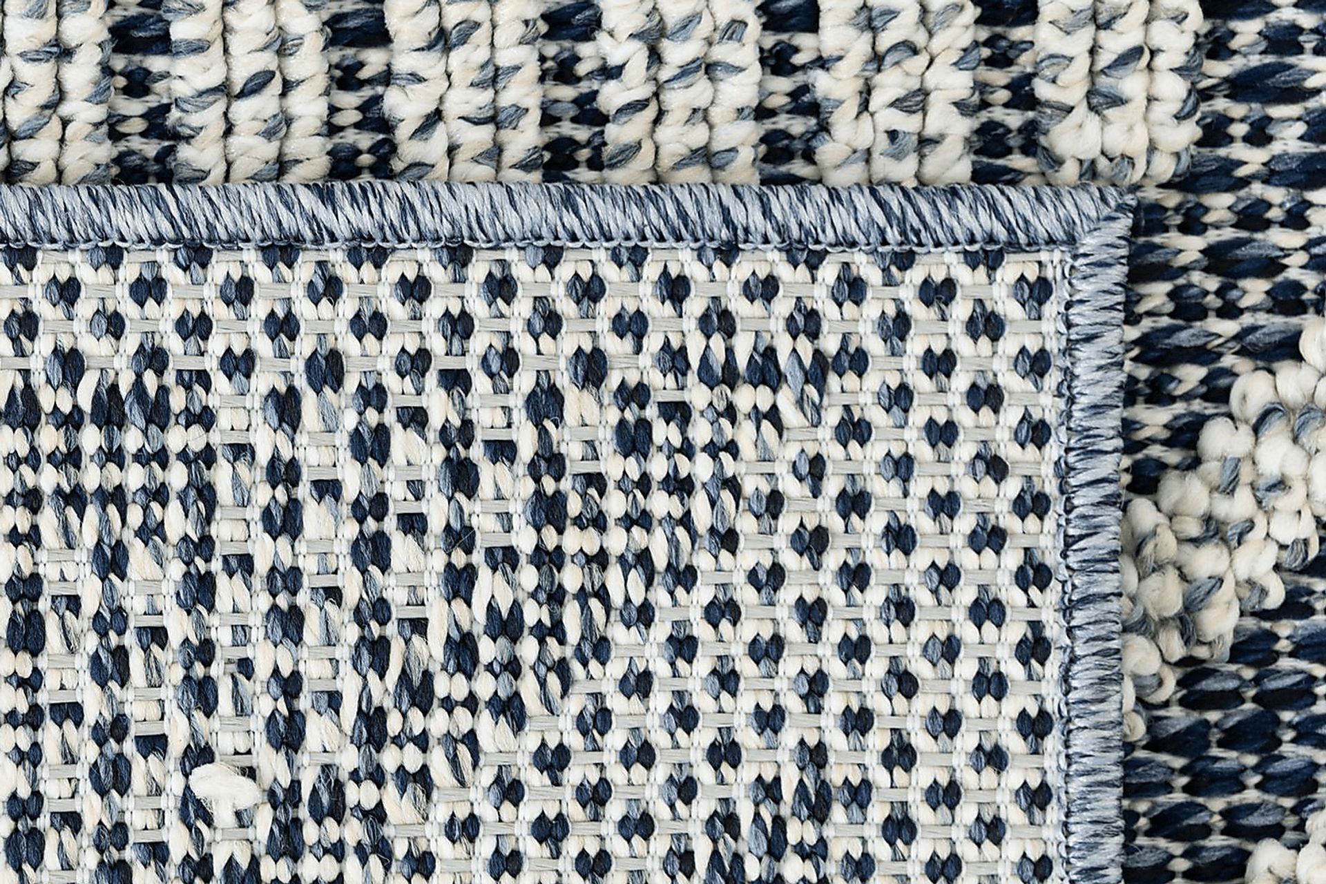 Crosswinds Navy 5'3 x 8' Indoor/Outdoor Rug - Image 2