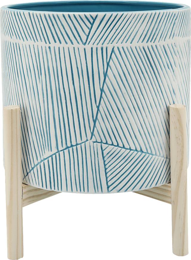 Crousdon Blue Planter - Thumbnail - Image 1