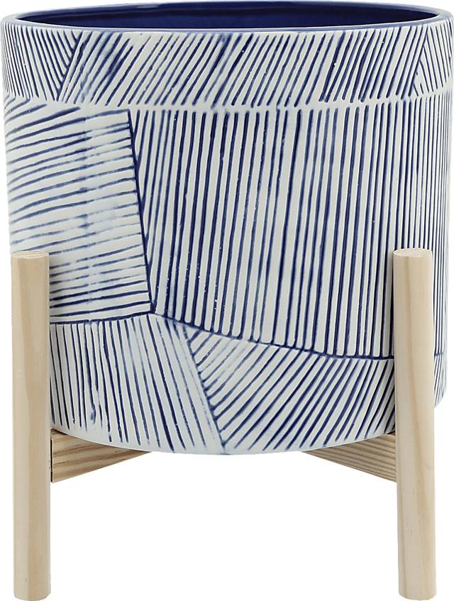 Crousdon Blue Planter - Thumbnail - Image 1