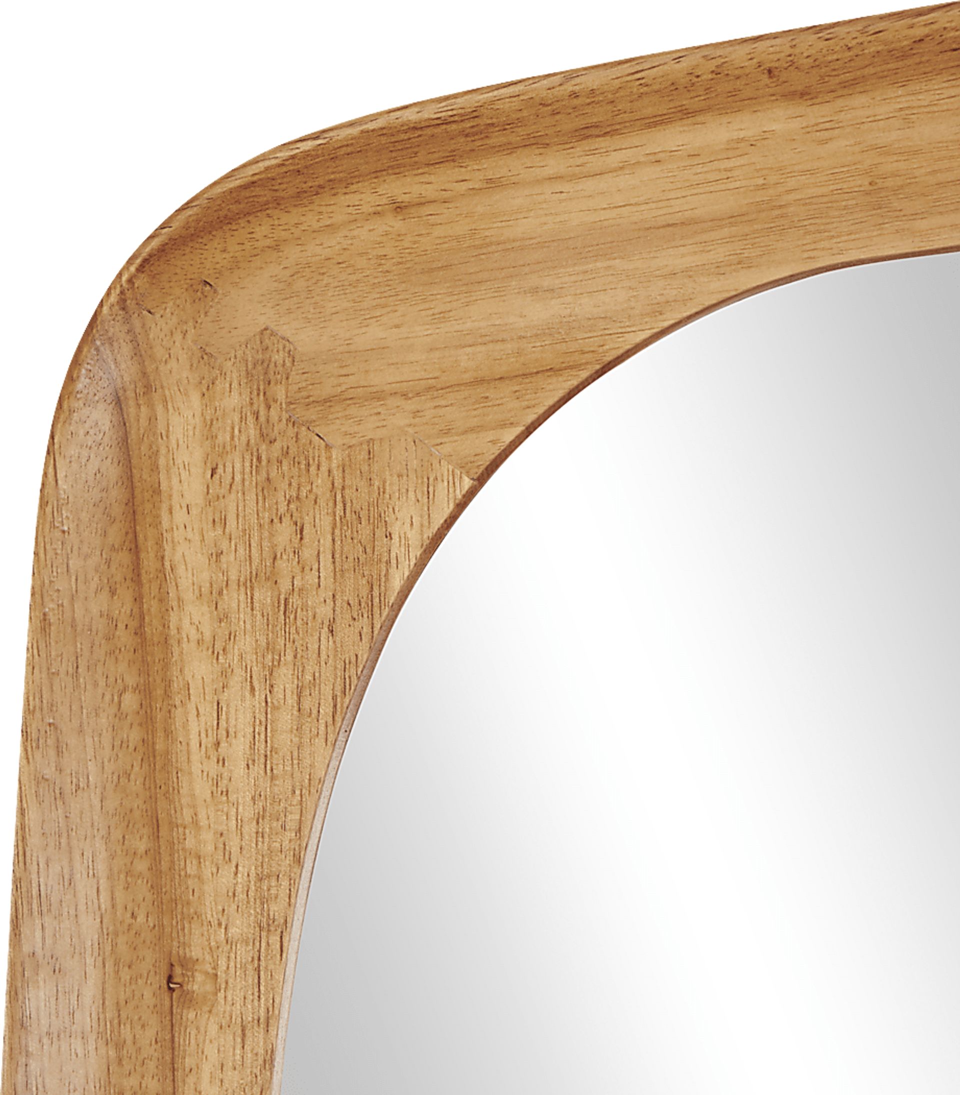 Croware Brown Oval Wall Mirror - Image 3