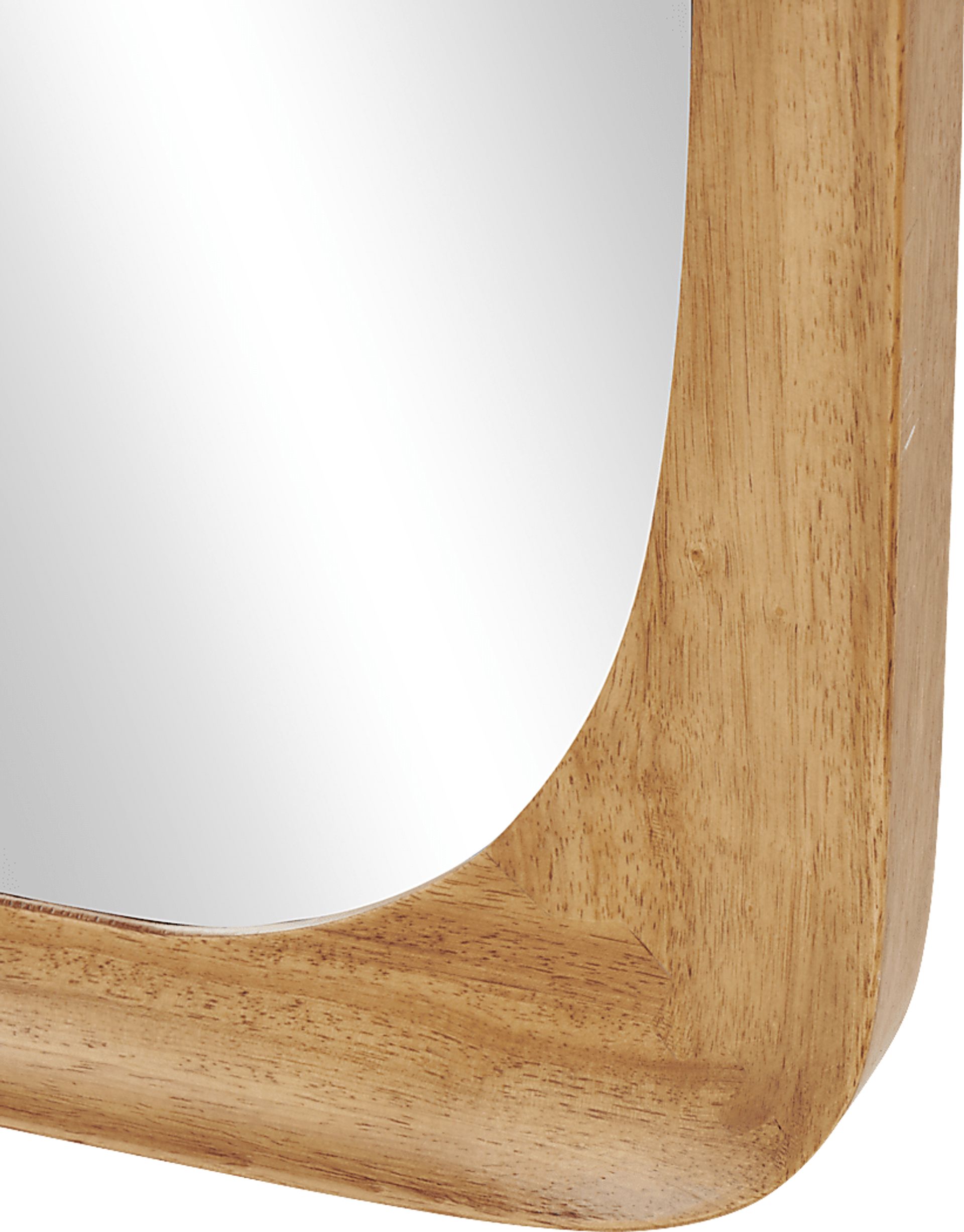 Croware Brown Oval Wall Mirror - Image 4