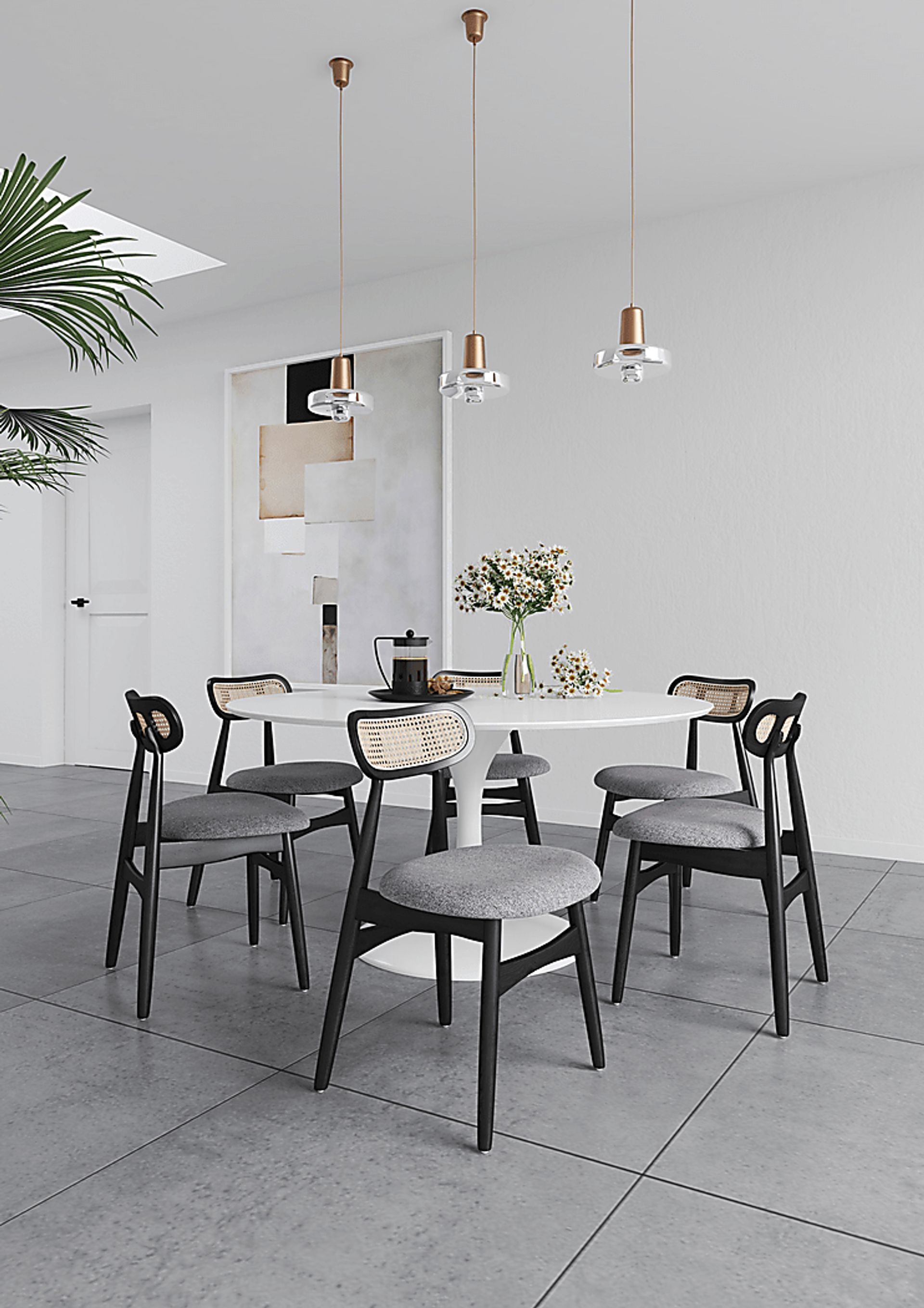 Crowex Black Side Chair, Set of 2 - Image 2