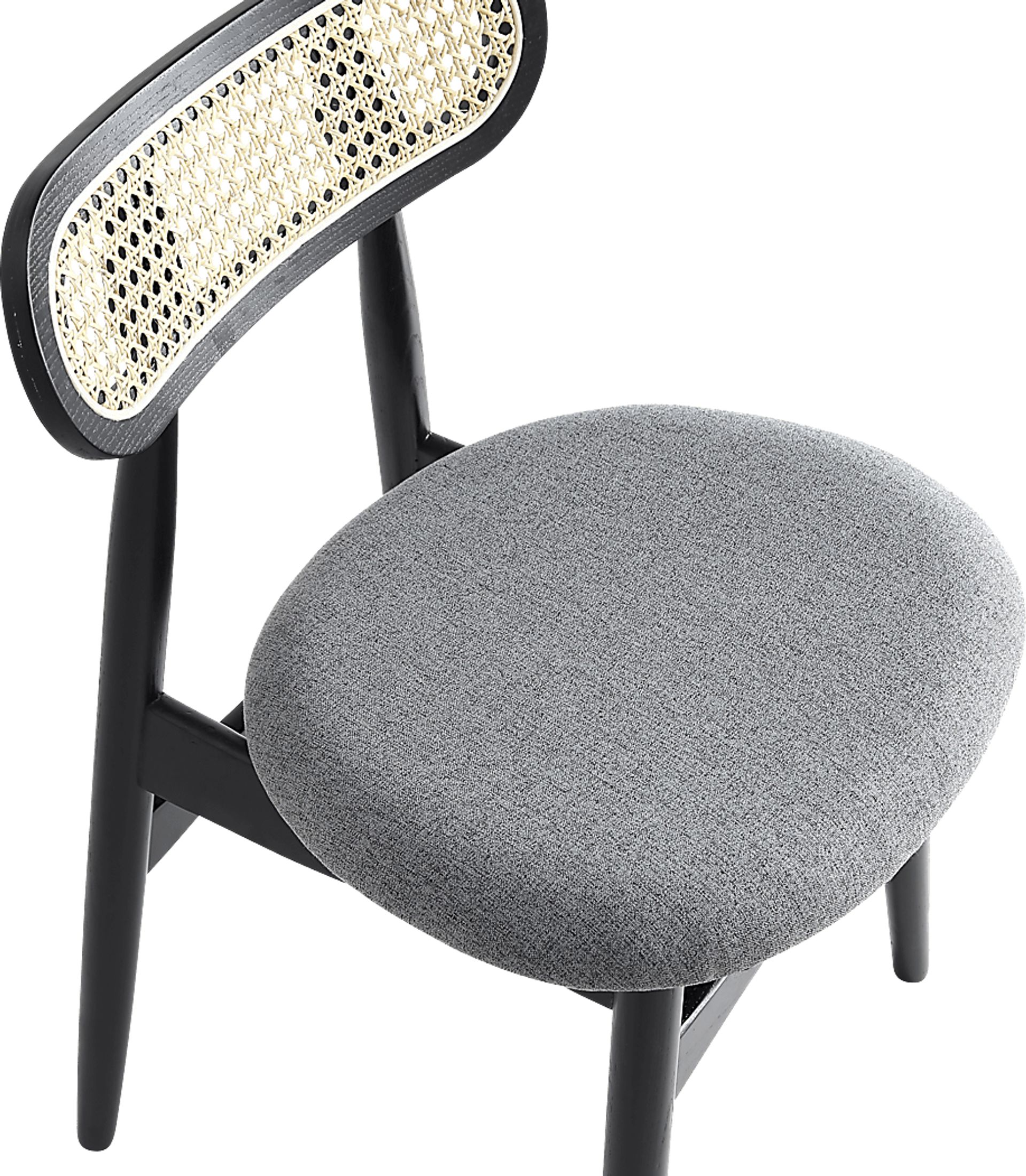 Crowex Black Side Chair, Set of 2 - Image 5