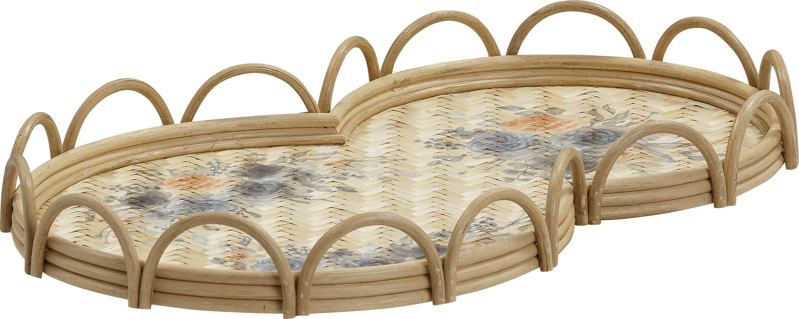 Crowhead Brown Round Tray